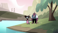 S4E23 Eclipsa and Globgor standing by the water