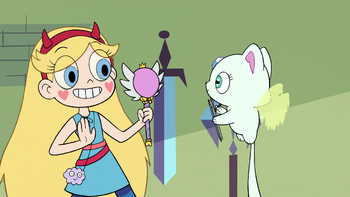 S2E30 Star Butterfly talking with Baby