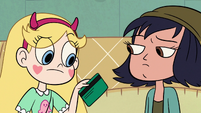 S2E18 Star Butterfly takes the gift card from Janna