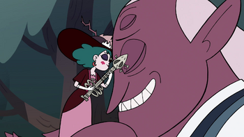 S4E23 Eclipsa and Globgor have a tender moment