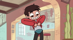 S1E9 Marco wearing a Fanny Pack