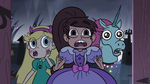 S3E16 Star, Marco, and Pony Head entering the school