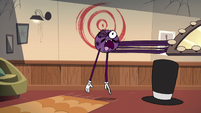 S2E22 Spider With a Top Hat tossing his mirror away