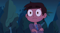 S2E27 Marco Diaz with blue ink on his face