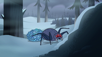 S2E2 Giant spider returning to its cave