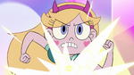 S3E23 Star Butterfly starting to transform