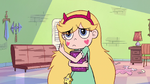 S2E3 Star Butterfly sadly strokes her hair