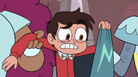 S3E14 Marco Diaz looking shocked at his cape