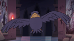 S4E15 Crow suddenly flies out of the darkness