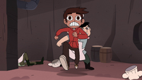 S4E2 Marco running into the factory