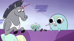 S2E22 Rock and narwhal worried about Spider With a Top Hat