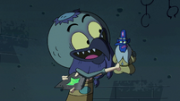 S2E35 Ludo poking Glossaryck with his wand