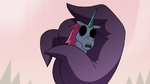 S3E38 Pony Head's soulless body in Meteora's hand