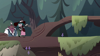 S4E23 Eclipsa sings as she walks through woods