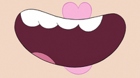 S2E41 Close-up on girl's laughing lips