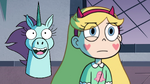 S4E19 Pony Head ominously appears behind Star