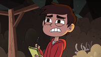 S4E31 Marco Diaz analyzing the hieroglyphics