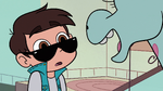 S2E17 Marco Diaz listening to Pony Head