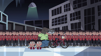 S4E11 Sloth, baby Marcos, Wheelie, and evil Marcos