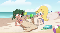 S4E27 Star makes Marco into sand mermaid