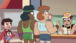 S4E26 Marco talking to the bodybuilders