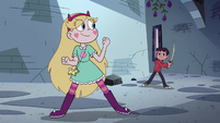 S4E1 Star and Marco smile at each other