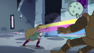 S4E1 Star releasing Rainbow Fist Punch