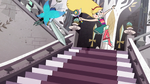S1E12 Star jumping up stairs