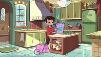 S2E11 Marco making lunch for the tadpoles