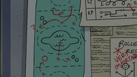 S4E16 Marco Diaz's cornball field diagram 2