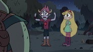 S3E31 Tom Lucitor pointing at his horns