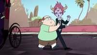 Controlling his fury and rage, Tom is calm down by Brian