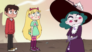 S4E1 Star, Marco, and Eclipsa look at the castle