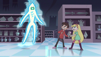 S2E18 Gift card looming over Star and Marco