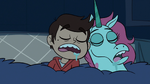 S2E24 Marco Diaz and Pony Head sleeping together