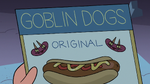 S3E24 Goblin Dog menu in Marco's hand