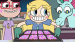 S2E17 Star Butterfly holding a tray of brownies