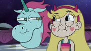 S2E33 Star and Pony Head smirking at each other