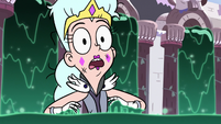 S3E5 Queen Moon surprised by glowing ooze