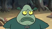 S2E12 Buff Frog looking sad