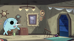 S2E22 Spider With a Top Hat runs out of Narwhal's room