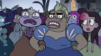 S3E16 Princess Jaggs blushing and scowling