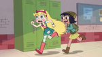 S2E16 Star and Janna hurrying back to detention