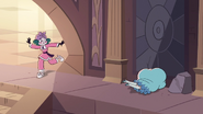 S3E28 Eclipsa appears through the archive door