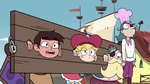 S4E2 Star, Marco, River, and Pie King shocked