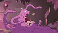 S3E14 Marco jumps onto the lint monster's tongue