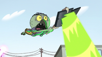 S2E14 Ludo flying helplessly through the air