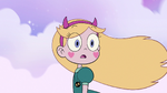 S3E23 Star Butterfly looking at the unicorns