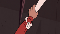 S4E2 White monkey grabs Marco's wrist