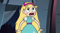 S3E12 Star Butterfly looks shocked at Tom